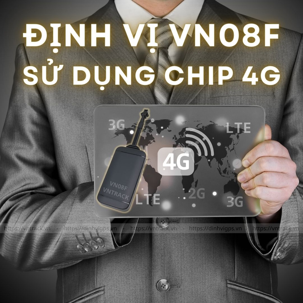 Định Vị Xe Máy, Ô Tô VN09F 4G - Thiết bị định vị GPS chính hãng Giamsat24